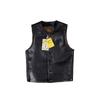 Классический ретро томагавк кожаный жилет мотоциклетный жилет