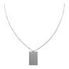 Calvin Klein Logo Pattern Decorative Titanium Steel Necklace Unisex necklace Silver 35000404