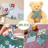 20 шт. Новые готовые лоскутки для DIY, рулоны «желе», полоски для пэчворка и квилтинга с цветочным узором, рукоделие, шитье