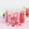 50pcs Metal Colored Push Pins Heart Shape Thumb Tacks Decorative Studs Office Binding Supplies