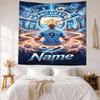 Haaland Custom Your Name Wall Decor Tapestry Art For Pet Memorial Birthdaywedding Party Backdrop Family Gift