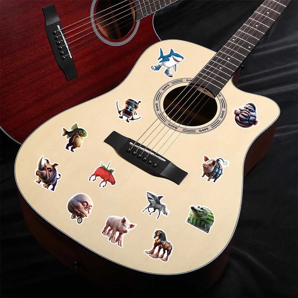 50 наклеек с граффитом для украшения багажа ноутбука