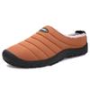 Indoor Outdoor Winter Slippers Men Waterproof Velvet Plush Room Slippers Women Fashion Warm Bedroom Slides For Cold Weather