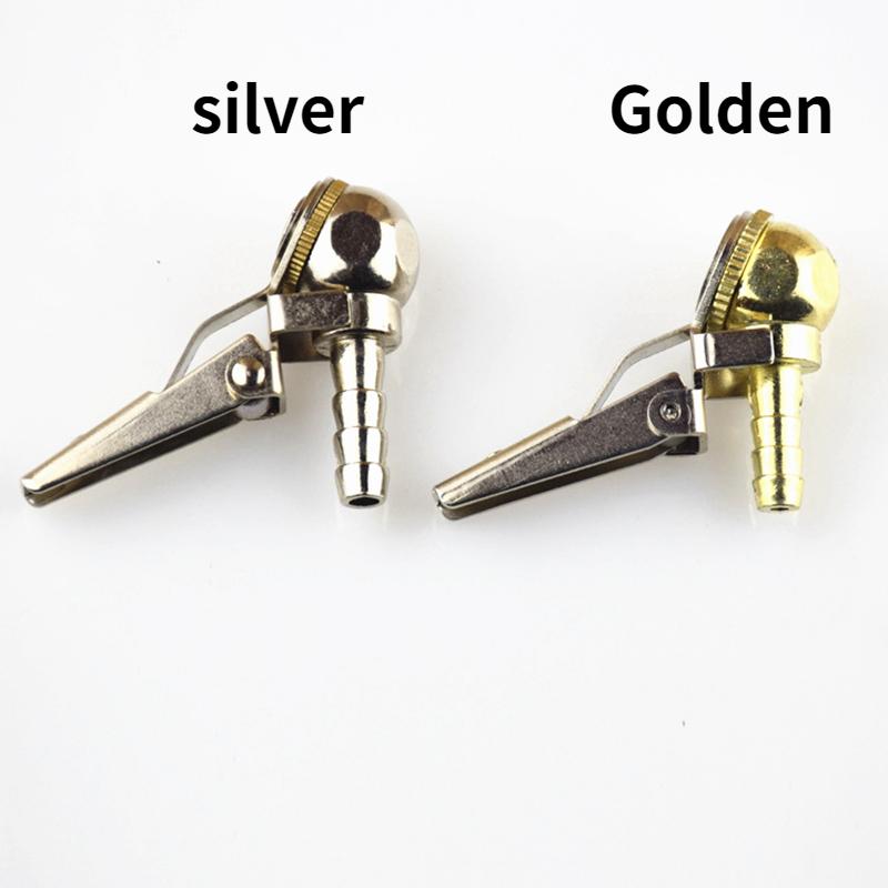 1/4" пневматический патрон для шин, манометр для накачивания шин, латунный шарик, автоматический насос для шин с зажимом для инструментов для ремонта шин TCC01