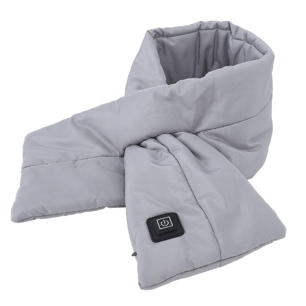 Heated Scarf USB Warming Scarf Adjustable Temperature Soft Comfort Cotton Washable Electric Neck Heating Wrap for Winter