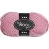 Ball of Wool for Babies - Baby Wool Yarn - Dark Pink - 100% Merino - 172 M