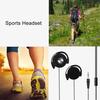 3.5mm Wired Gaming Headset On-Ear Sports Headphones Ear-hook Music Earphones for Smartphones Tablet