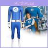 Fantastic Four Jumpsuit Cosplay Costume Halloween Party Performance Stage
