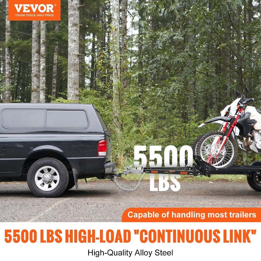 Сцепное устройство 5500 фунтов Грузоподъемность с цепями Порошковое покрытие Легированная сталь Устанавливается на бампер Универсальное сцепное устройство для прицепа Подходит для 2-дюймового