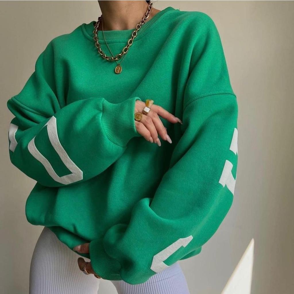 BITCED Женская повседневная модная толстовка с капюшоном и длинным рукавом с принтом