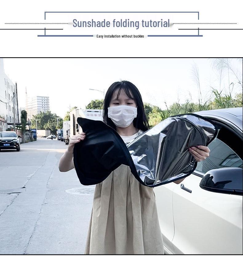 AITO M9 Ice Crystal Opaque Camping Privacy Curtains: Sunshade, Sun Protection, Heat Insulation for Side Windows.