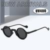 Retro  New Round Sunglasses Women'S Ins Style Trendy Unique Uv400 Uv-Protective Eyewear Premium-Feel Men'S Goggles