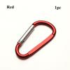 New Safety Equipment Buckle Keychain Alloy Carabiner Climbing Button Camping Hiking Hook