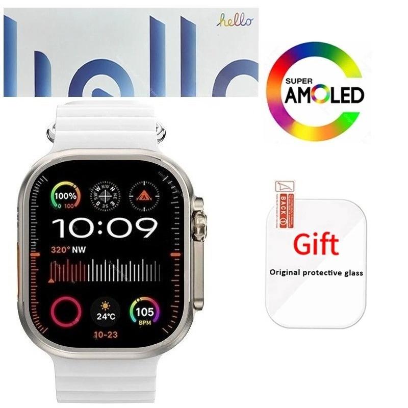 Новые Умные Часы Оригинальные Hello Watch 3 Plus ULTRA 3 49мм HD AMOLED 4G ПЗУ NFC DeepSeek GPS Компас Bluetooth Звонок Часы Мужские Женские