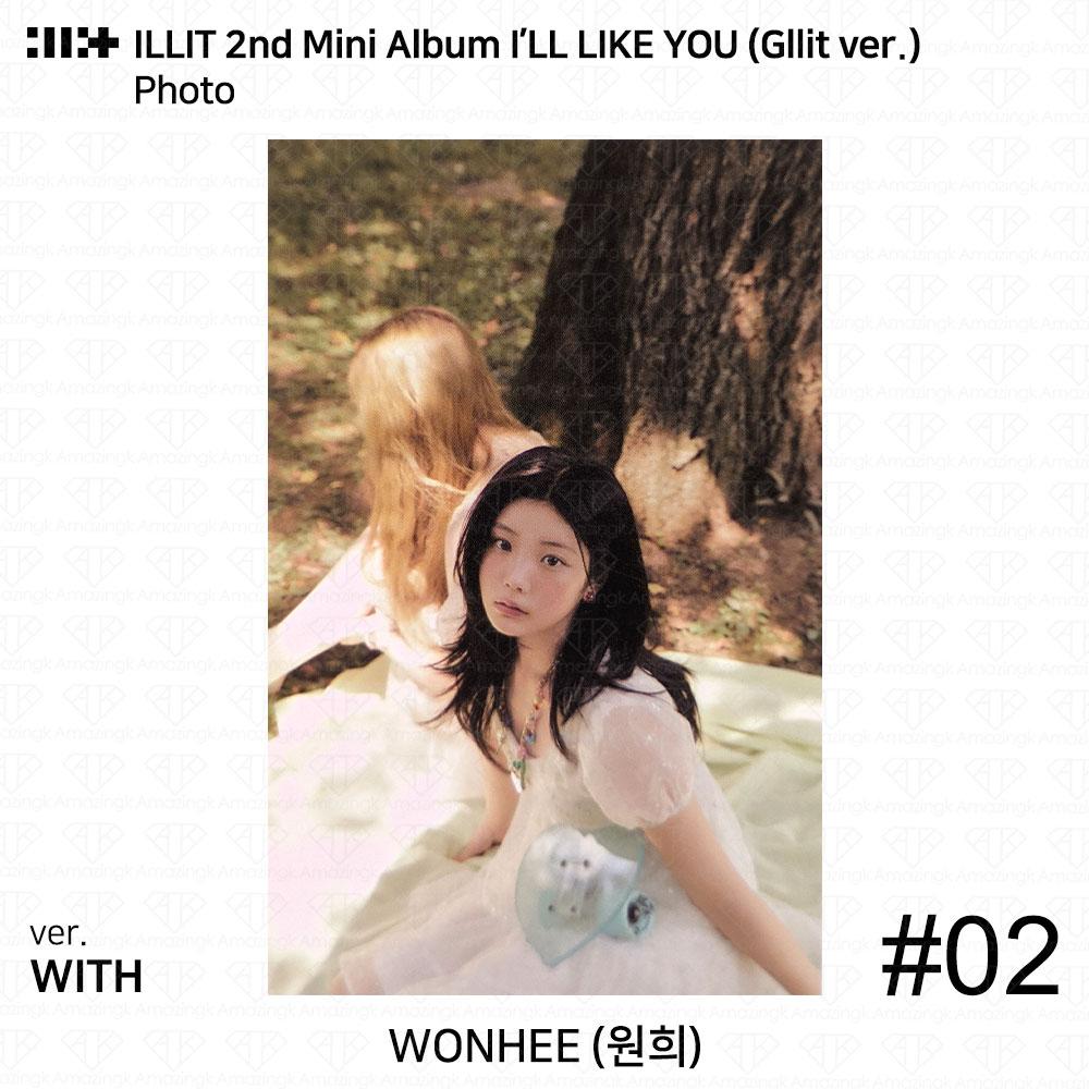 ILLIT 2-й мини-альбом I'LL LAKE YOU Gllit Ver To с фотокарточкой Between Photocard Photo