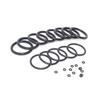 NBR Hardness 90 °CS 2mm Black Nitrile Rubber O-ring Oil Seal Sealing Ring Temperature Resistance Resistant Gasket OD 5mm-123.5mm