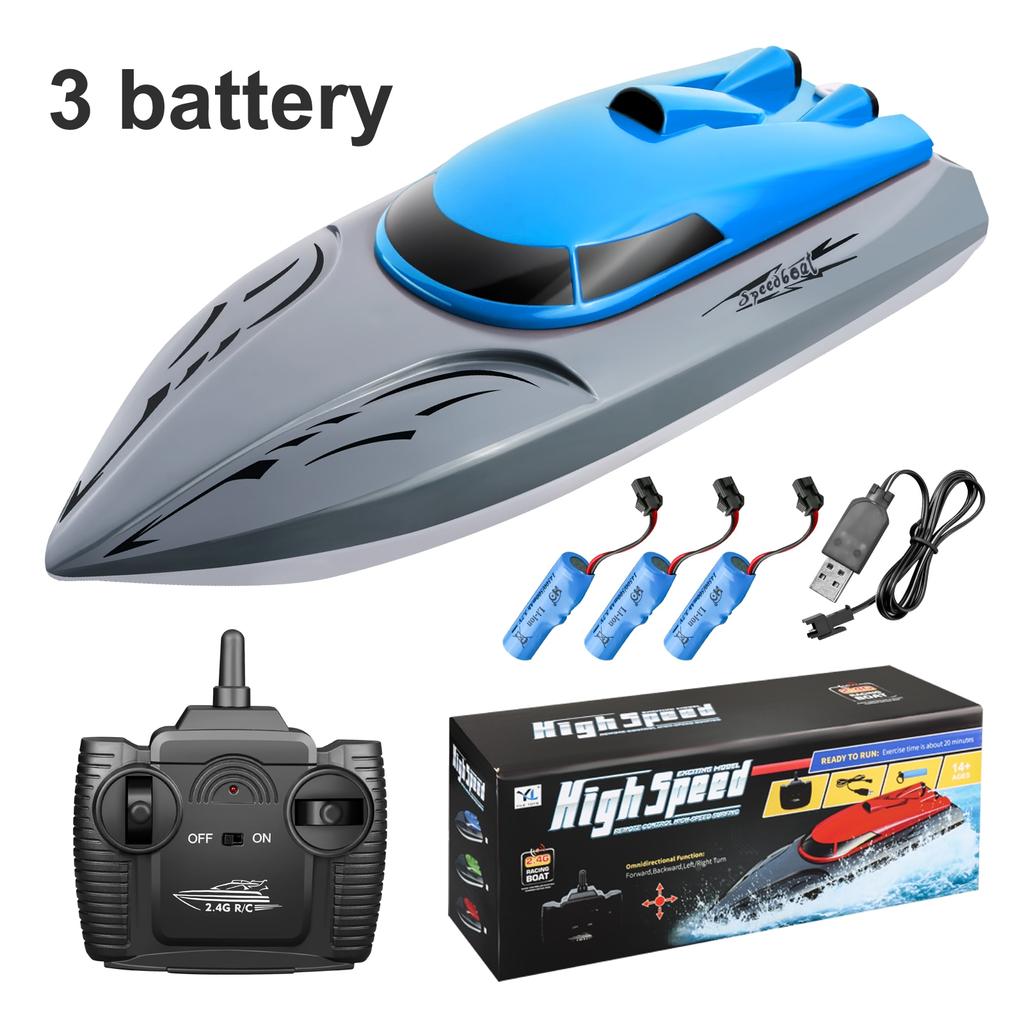 High-speed Yacht RC Boats 2.4G Upgraded Remote Control Ship Charging Version Summer Toys for Competition Gift