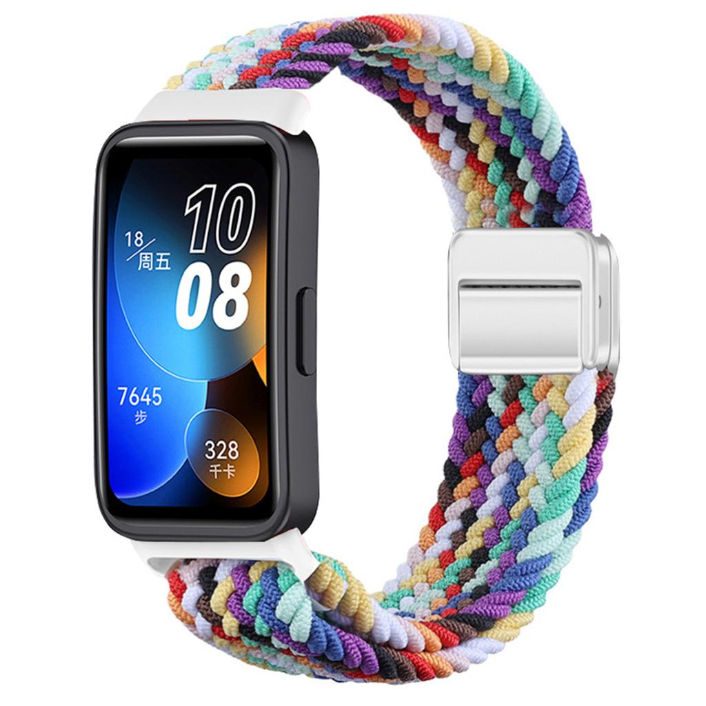 Нейлоновый ремешок для Huawei Band 10 9 8 Плетеный удобный Магнитная застежка Регулируемый ремешок для часов для Huanwei Band 10/9/8 Аксессуары