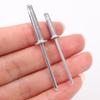 50Pcs Round Head Trifold Rivet Aluminum Alloy Blind Rivets Assortment Kit For Wood Plastic Metal Car Diy Repaired Fasteners