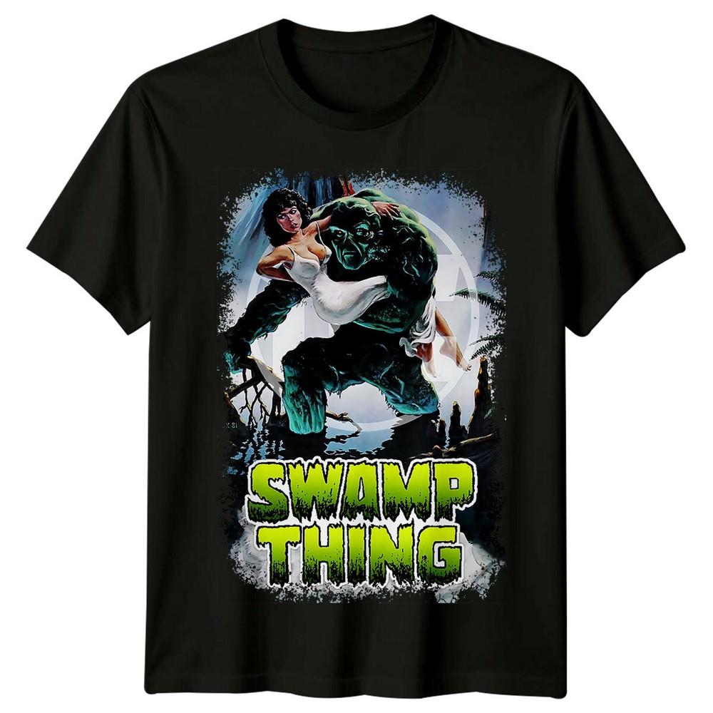 Swamp Thing 1982 Movie Poster Inspired Tshirt Retro 80s Tee Unisex