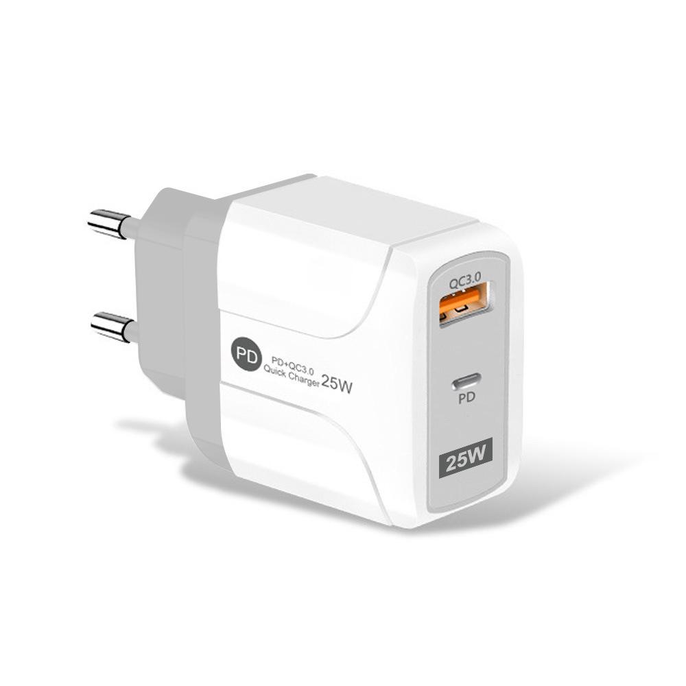 PD33W QC3.0 Многопортовое 65 Вт GaN Быстрое зарядное устройство, 9В/12В, Европейский стандарт