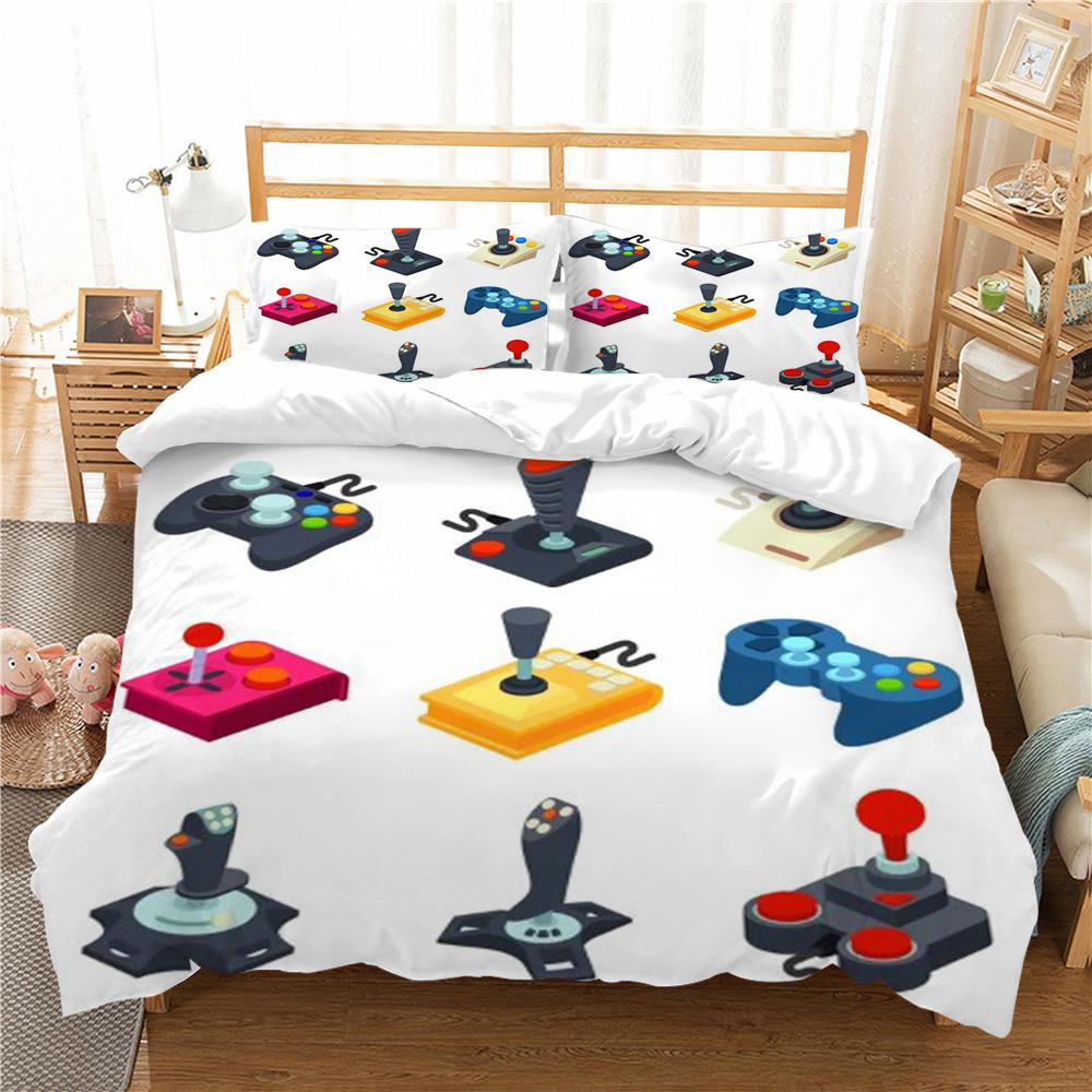 Постельное белье с 3D принтом геймера, пододеяльник, домашний декор для спальни, наволочка, пододеяльник из полиэстера