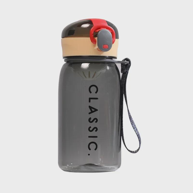 Summer Portable Leak-Proof Cup for Kids & Students – Creative Bounce Cover, Outdoor Fitness Sports, Plastic Tea Water Bottle