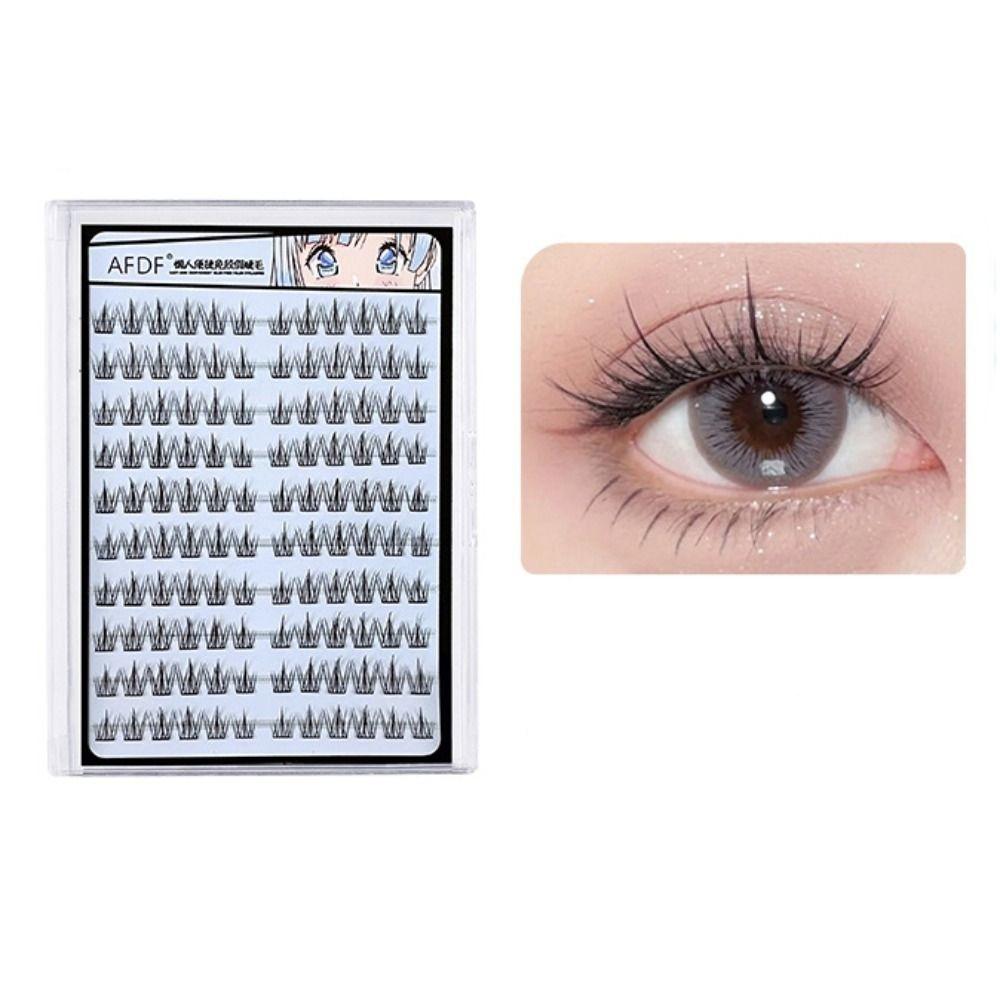 Накладные ресницы для наращивания ресниц, пушистые клеевые накладные ресницы, инструмент для макияжа