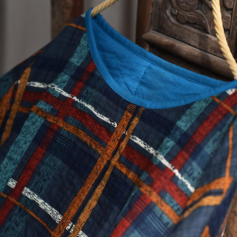 Johnature Women Pullover Vintage Autumn O-Neck Long Sleeve Spring Fall Loose Warm Chinese Style Print Floral Tops