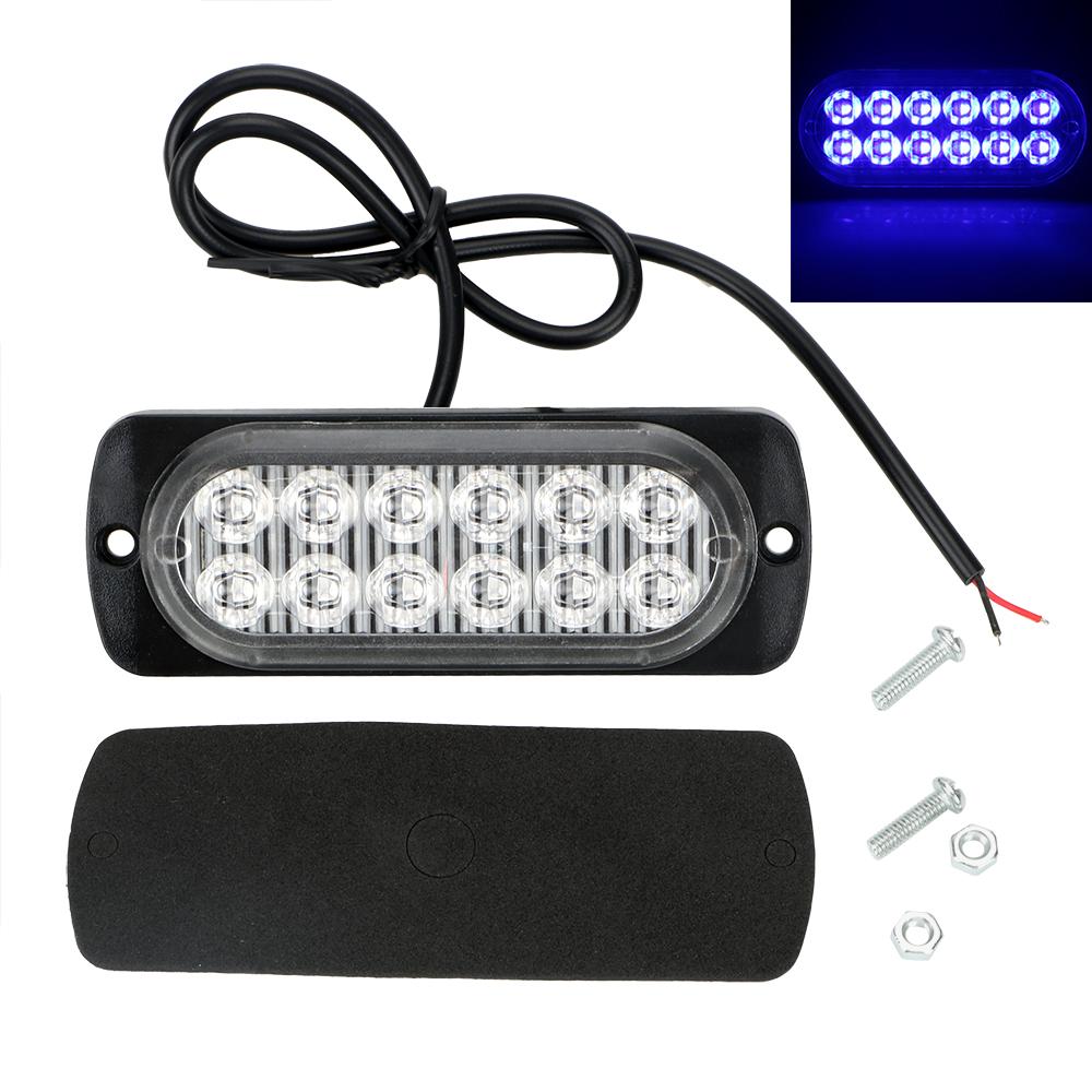 Автомобильные фары в сборе, аварийный боковой фонарь для грузовика, 12 светодиодов, 18 Вт, сигнальная лампа для стайлинга автомобиля, светодиодная сигнальная лампа