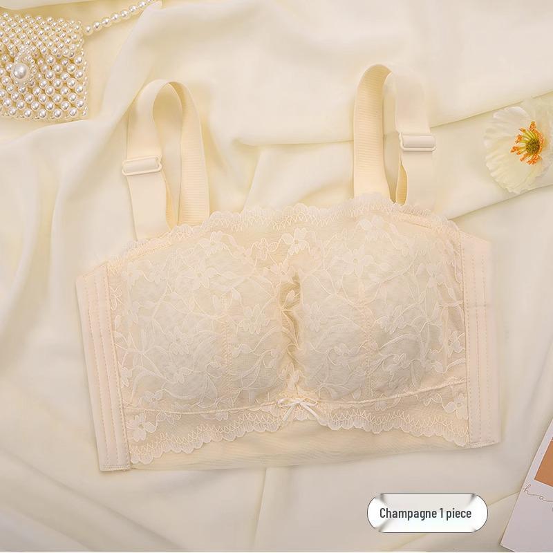 Women's Strapless Bandeau Full Cup Bra - Minimizing, Lightweight, Summer Style