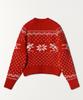 TTUDEMENT Winter Ski Knit Red