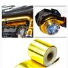 5M Roll Fiberglass Heat Shield Self Adhesive Exhaust Header Pipe Heat Wrap Tape Thermal Protection Exhaust Pipe Insulate