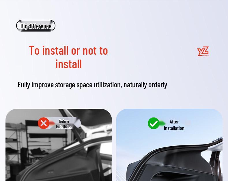 YZ Защита багажника/крышки багажника для Tesla Model Y/YL/3 Аксессуары