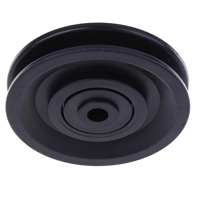 90Mm Diameter Nylon Bearing Pulley Wheel Cable Gym Fitness Equipment Part