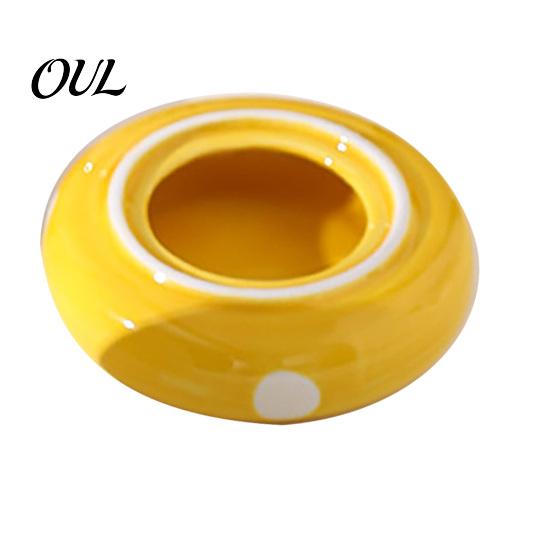 Cotton Swab Container Ceramic Mushroom Toothpick Holder, Swabs Dental Floss Container, Holder Storage Box for Home and Kitchen Countertop Counter