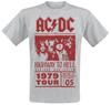 ACDC Рок-группа Периферия Узор Печать Футболка Оверсайз Y2k Лето Люксовый Бренд Хлопок Мужская и Женская Футболка Короткий Рукав