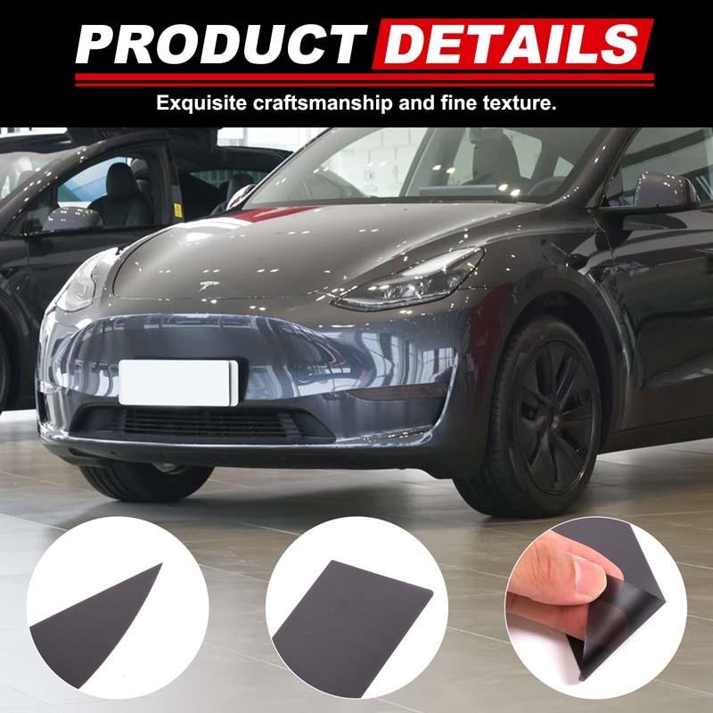 Для Tesla Model Y -2024 Автомобильная передняя противотуманная фара прозрачная светозащитная пленка ПВХ наклейка Наклейки для стайлинга экстерьера автомобиля