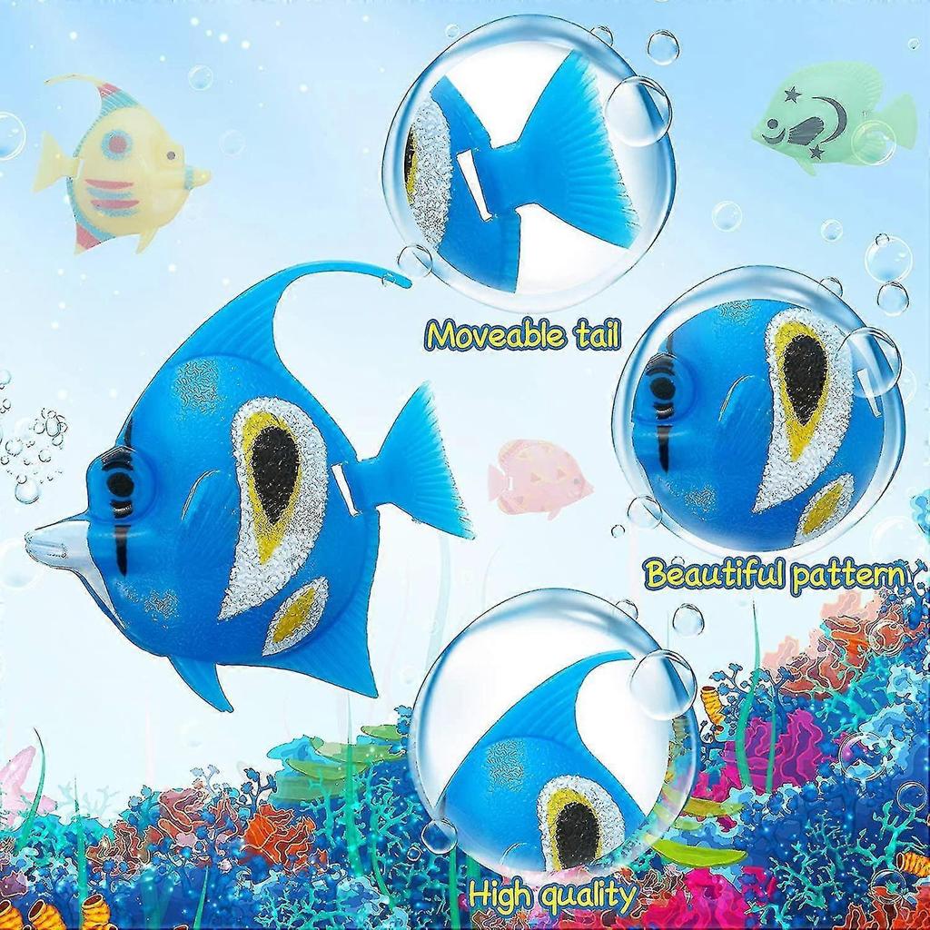 20 Pcs Artificial Moving Fish Plastic Floating Fishes High Simulation Realistic Fish Ornament Aquarium Decorations For Fish Tank (random Style)
