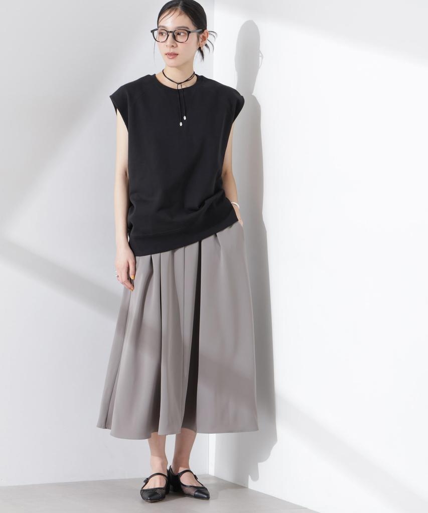 Sleeveless Sweat Tops F 010 Black [Nano Universe] Women's 669-5124320