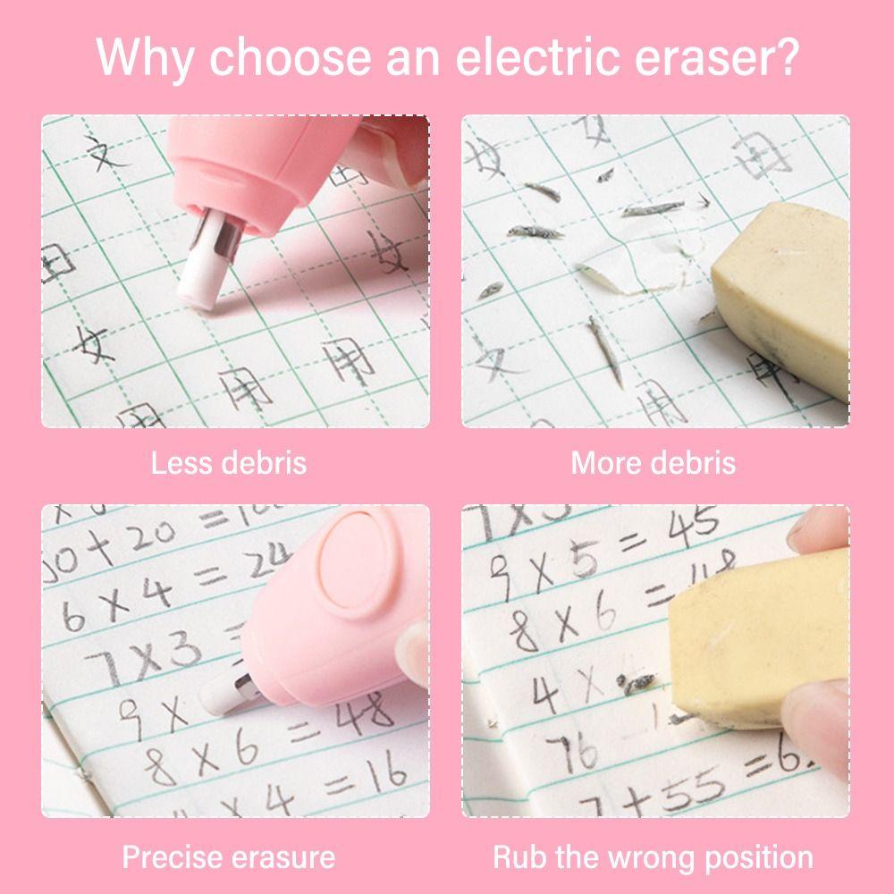 For Gift Sketch Writing Drawing Gift Automatic Pencil Eraser Electric Eraser Rechargeable/Battery Powered Correction Tools