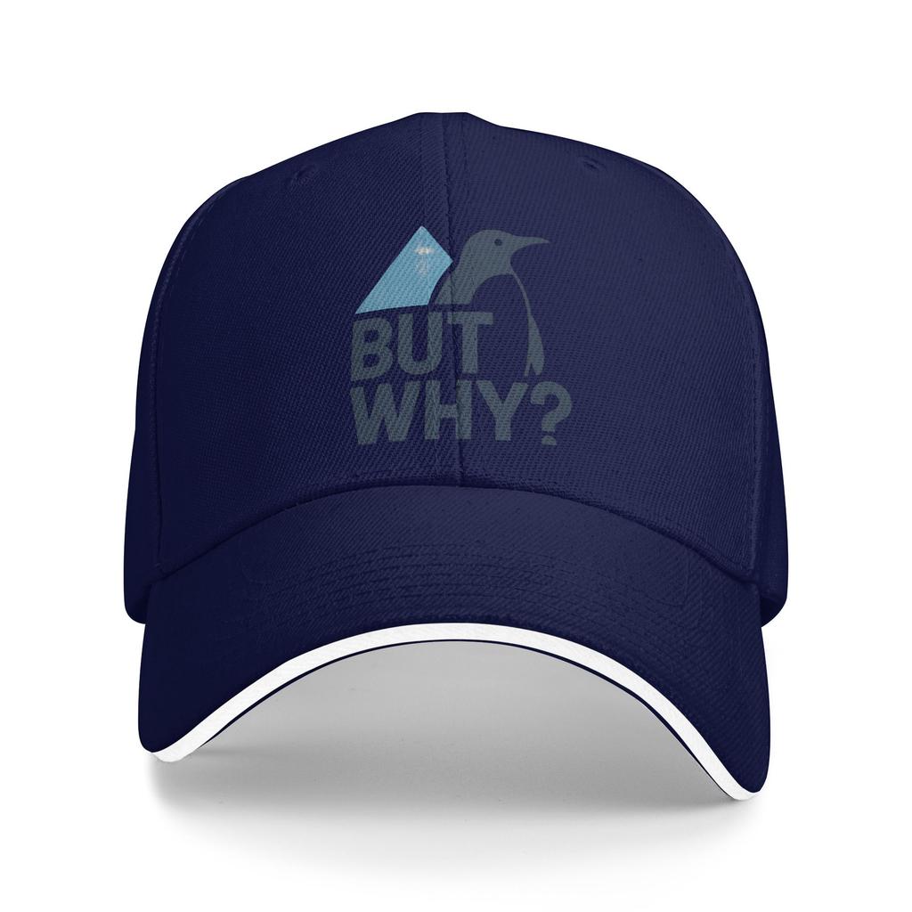 Nihilist Penguin But Why meme Casual Baseball Cap Summer Trucker Hat Hot Sale Hunting Camping Male Fitted Retro Baseball Caps