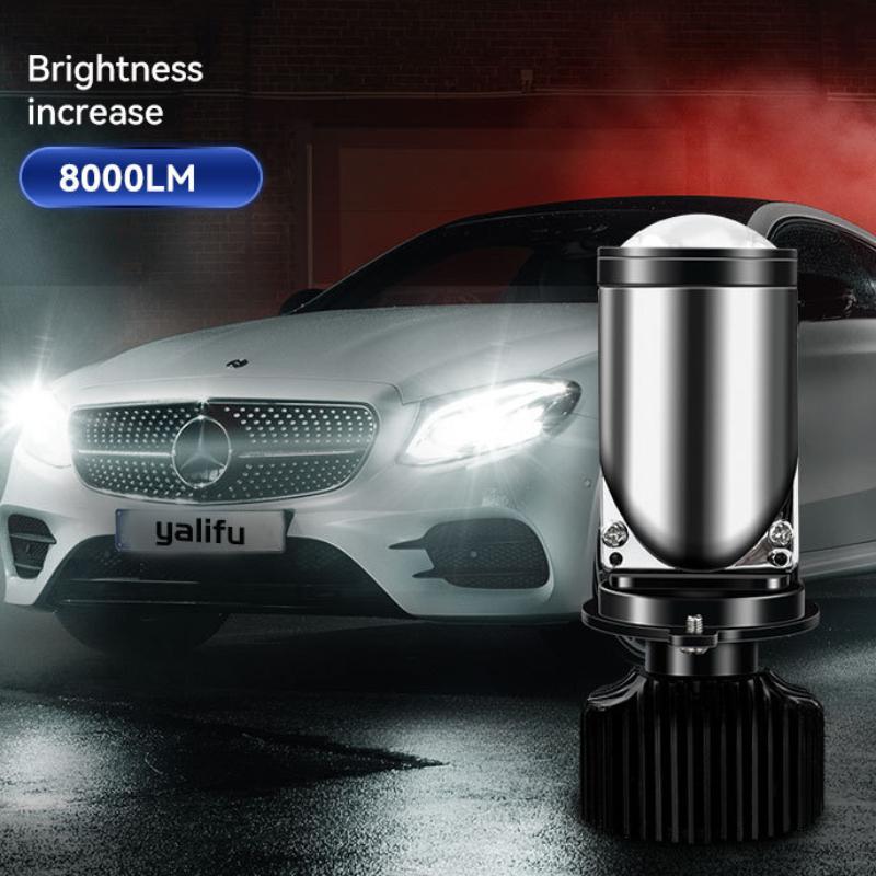 Y6D H4 светодиодный проектор фара объектив проектора с вентилятором охлаждения 90 Вт автомобильная лампа дальнего и ближнего света 12 В 6000 К би светодиодные автомобильные аксессуары