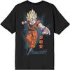 Мужская футболка Dragon Ball Z Гоку Супер Сайян Аниме Двусторонняя Взрослая