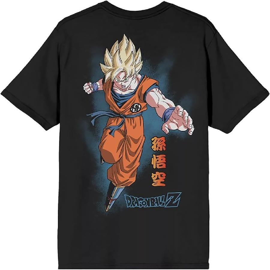Мужская футболка Dragon Ball Z Гоку Супер Сайян Аниме Двусторонняя Взрослая