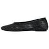 Minimalist Elegant Woven Round Toe Flat Fashion Ballet Casual Shoes Women Flats Black 12524510800