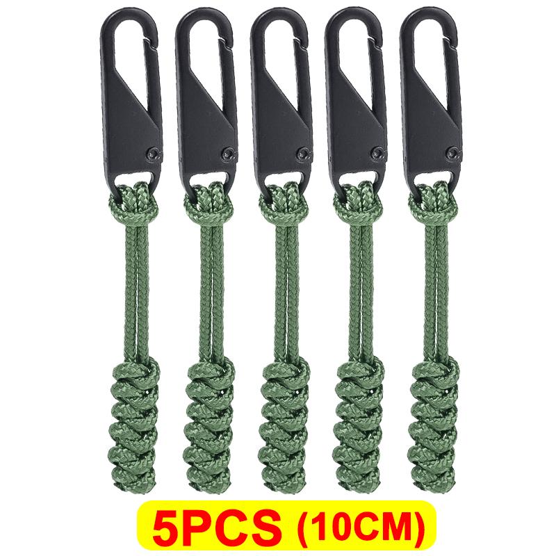 Универсальная металлическая застежка-молния для уличной сумки, застежка-молния для зонтика, плетеная веревка, сменная застежка-молния для самостоятельного шитья, набор для ремонта