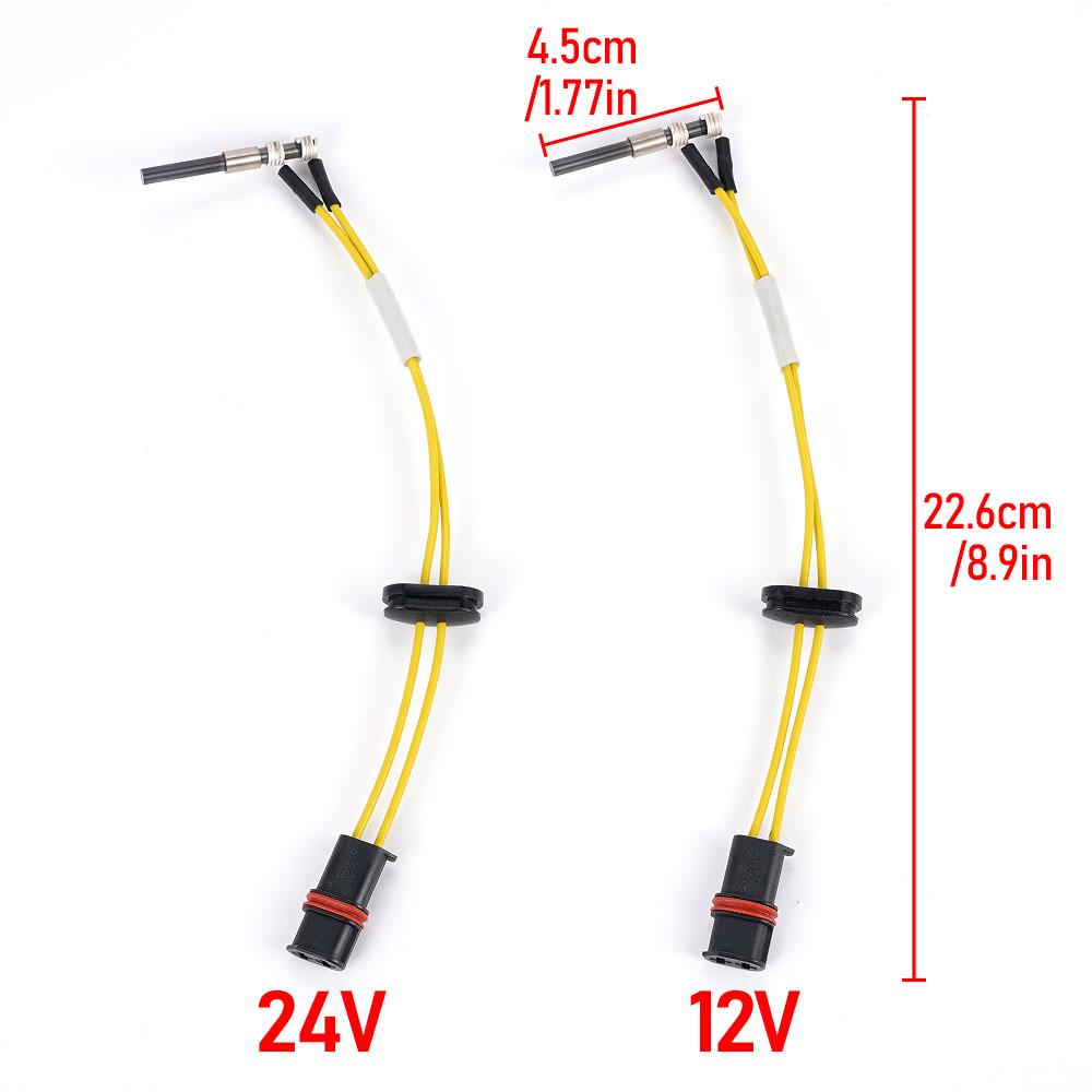 12В/24В Дизельный нагреватель Свеча накаливания 3 кВт 5 кВт 91370B / 91371B Керамический штифт для воздушных нагревателей Webasto Air Top 3500 5000