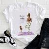 Women Clothing Cartoon Son Love Trend 90s Fashion Mama Mom Mother Summer Clothes Print Tshirt Female Tee Top Graphic T -Shirt