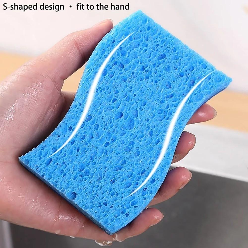 Reusable Cleaning Brush Sponges Sponge Scouring Pad Durable Cleaning Wipe  Household Cleaning Tools